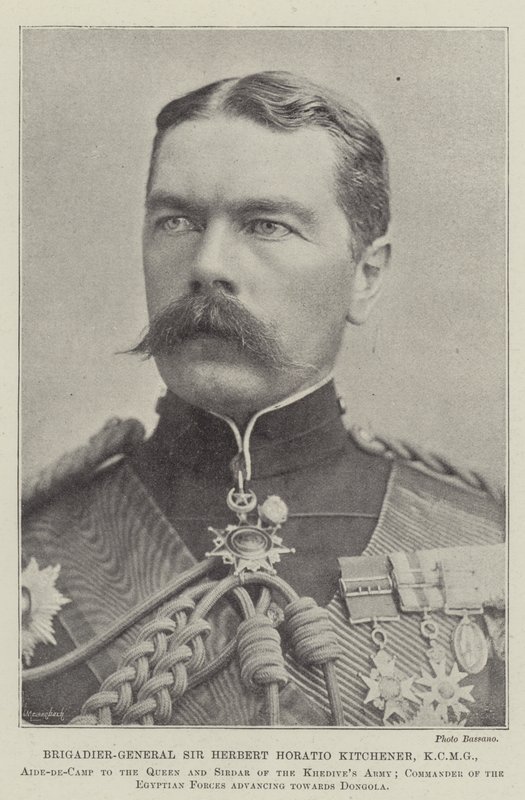 Generał brygady Sir Herbert Horatio Kitchener, KCMG autorstwa English Photographer