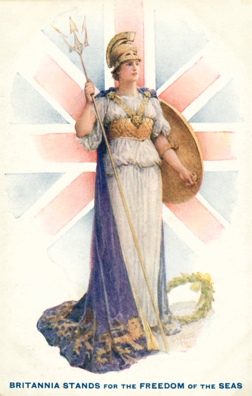 Britannia (zdjęcie kolorowe) autorstwa English Photographer