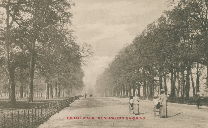 Broad Walk, Ogrody Kensington autorstwa English Photographer