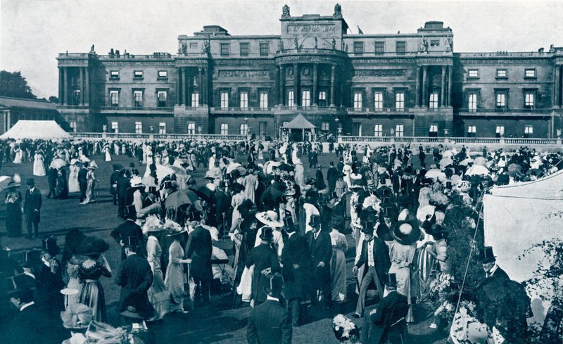 Przyjęcie w Pałacu Buckingham, 1911 autorstwa English Photographer