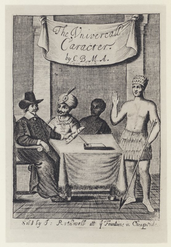 C Beck, The Universal Character, IN Rothwell 1657 (zdjęcie czarno-białe) autorstwa English Photographer