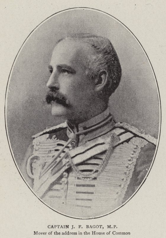 Kapitan JF Bagot, MP autorstwa English Photographer
