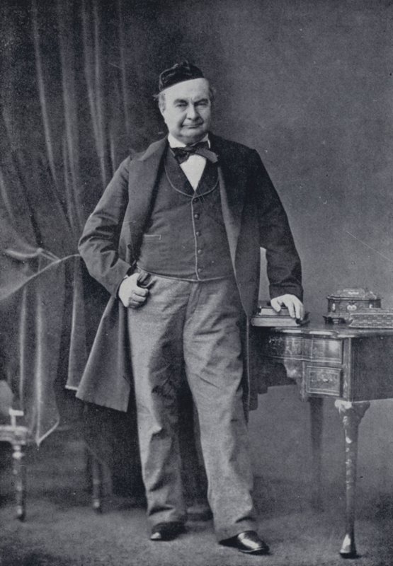 Charles Augustin Sainte-Beuve (czarno-białe zdjęcie) autorstwa English Photographer