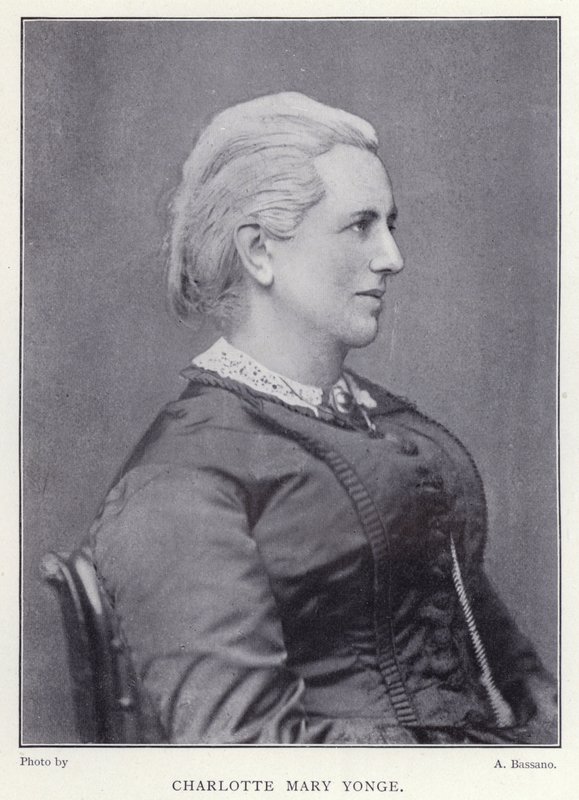Charlotte Mary Yonge (zdjęcie czarno-białe) autorstwa English Photographer