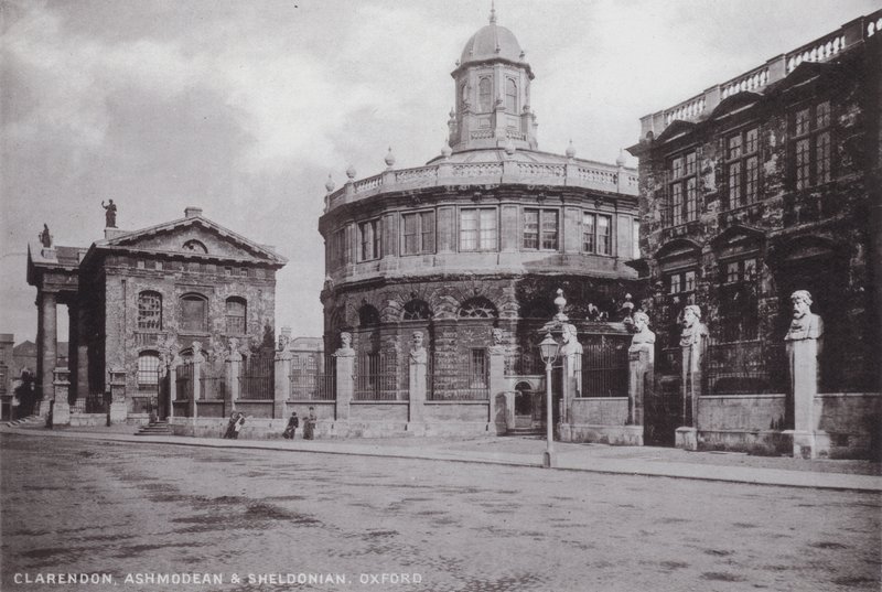 Clarendon, Ashmodean i Sheldonian, Oxford autorstwa English Photographer