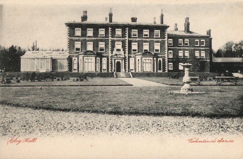 Cley Hall (zdjęcie czarno-białe) autorstwa English Photographer