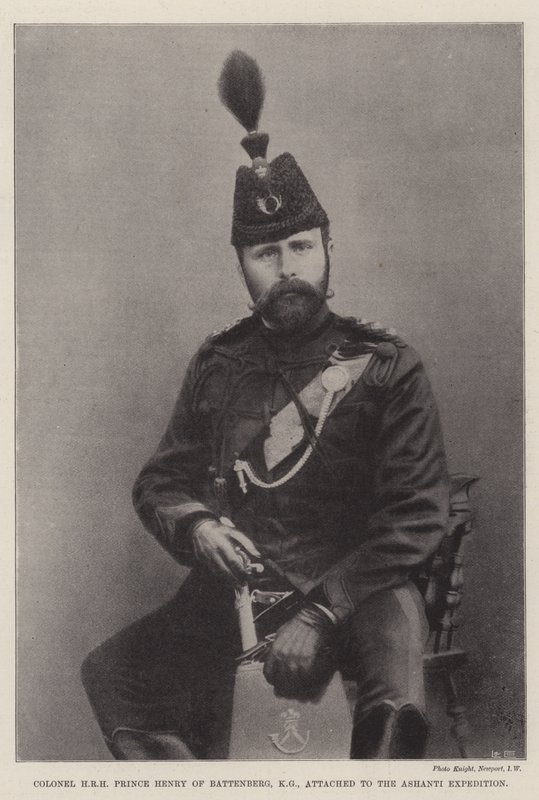 Pułkownik JKW Książę Henryk Battenberg, KG, przydzielony do Ekspedycji Ashanti autorstwa English Photographer