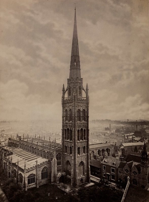 Katedra w Coventry, hrabstwo Warwickshire autorstwa English Photographer