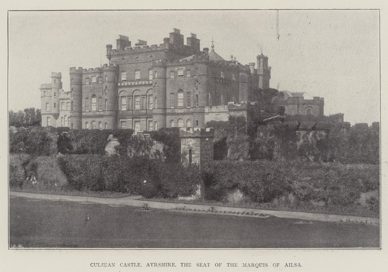 Zamek Culzean, Ayrshire, siedziba markiza Ailsa autorstwa English Photographer