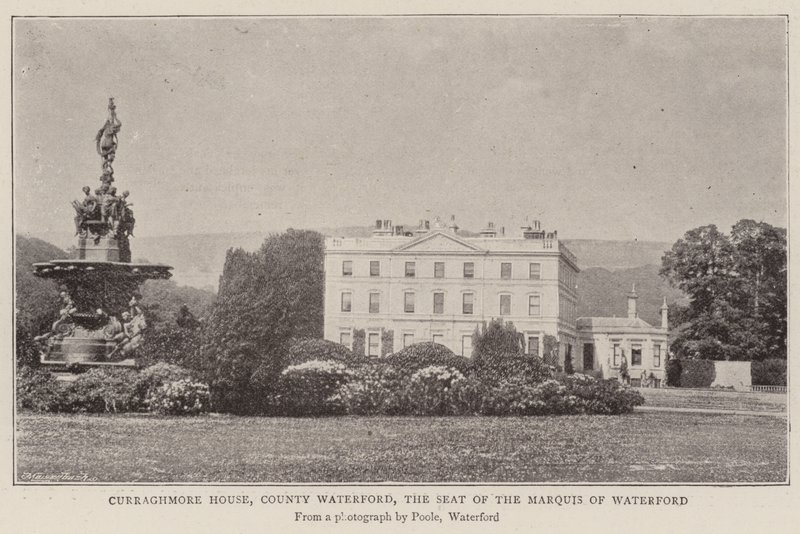 Curraghmore House, hrabstwo Waterford, siedziba markiza Waterford autorstwa English Photographer