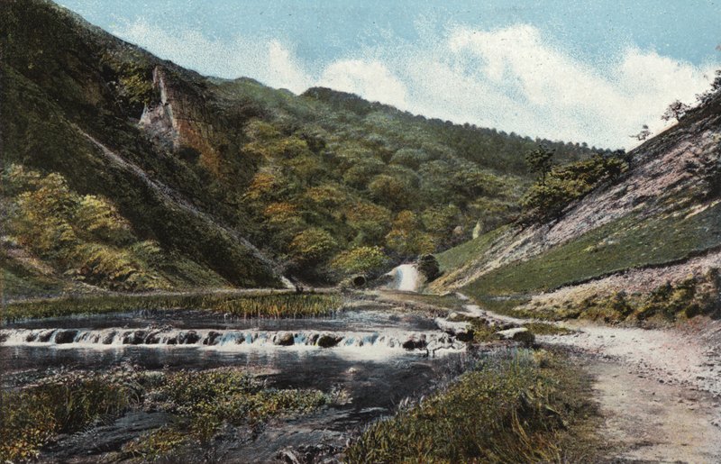 Dovedale, Castle Rock autorstwa English Photographer