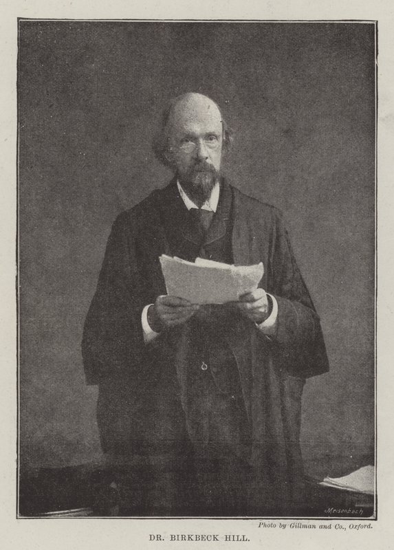 Dr Birkbeck Hill autorstwa English Photographer