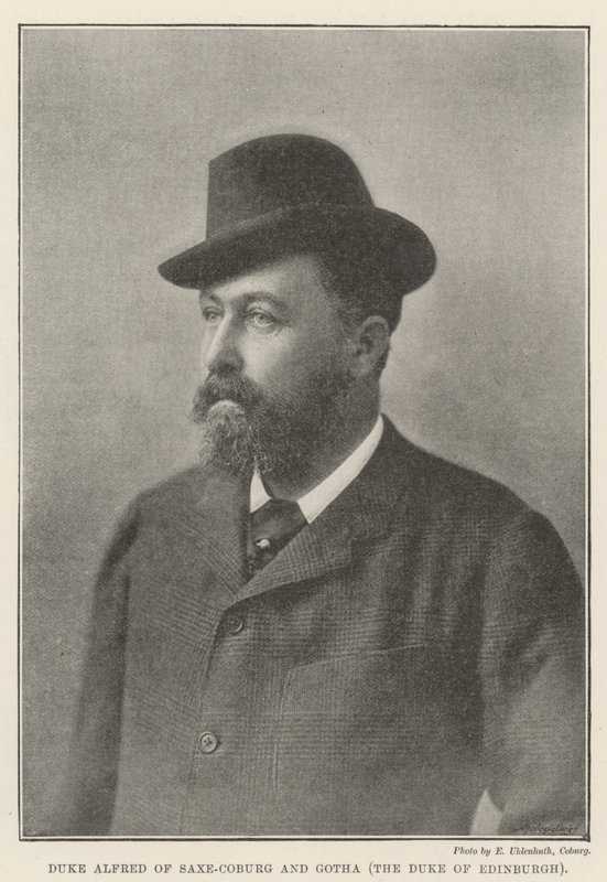 Książę Alfred Saxe-Coburg i Gotha, książę Edynburga autorstwa English Photographer