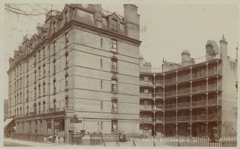Budynki Ebury na Pimlico Road autorstwa English Photographer