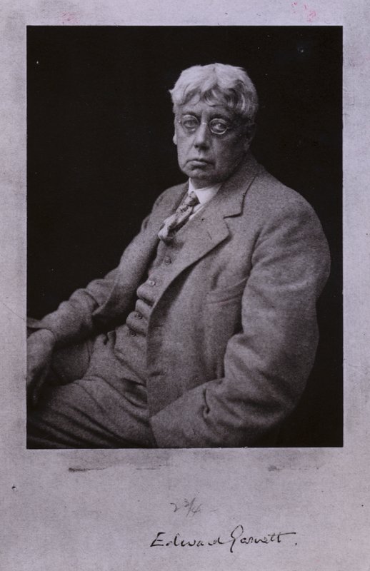 Edward Garnett, angielski pisarz, krytyk literacki i redaktor (zdjęcie czarno-białe) autorstwa English Photographer