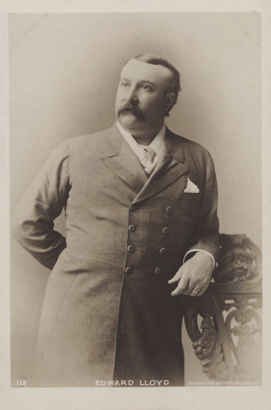 Edward Lloyd, angielski tenor autorstwa English Photographer
