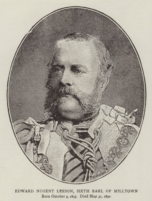 Edward Nugent Leeson, szósty hrabia Milltown autorstwa English Photographer