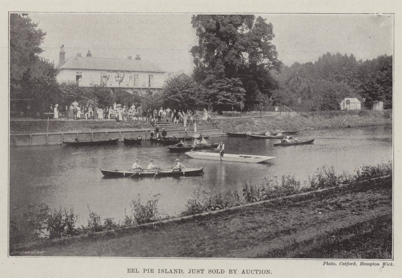 Eel Pie Island, właśnie sprzedana na aukcji autorstwa English Photographer