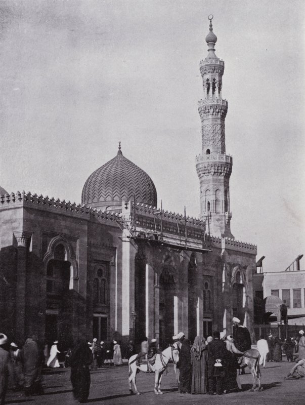 Egipt: Meczet-Es-Seyedeh Zeinab, Our Lady Zeinab (zdjęcie czarno-białe) autorstwa English Photographer