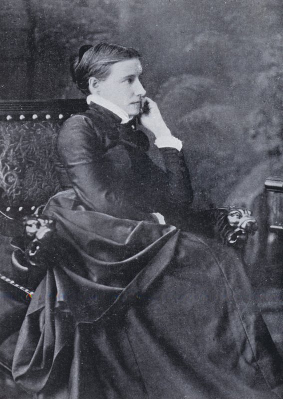 Elizabeth Stuart Phelps Ward (zdjęcie czarno-białe) autorstwa English Photographer