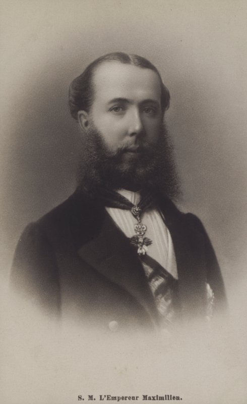 Cesarz Maksymilian Meksykański (zdjęcie czarno-białe) autorstwa English Photographer