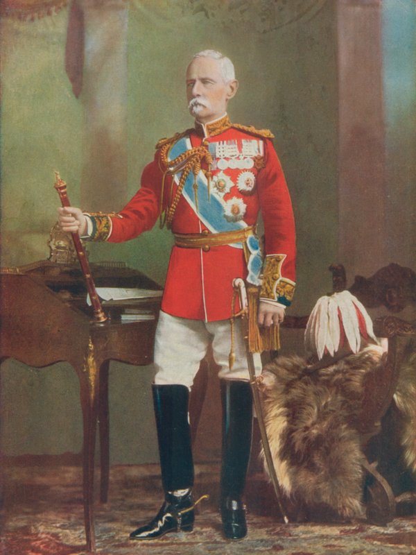 Marszałek polny Lord Roberts. Feldmarszałek dowodzący siłami w RPA autorstwa English Photographer