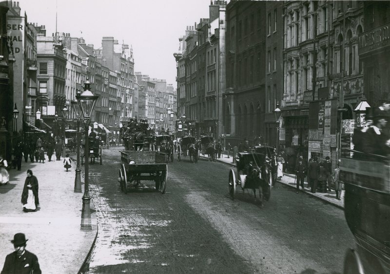 Fleet Street, Londyn autorstwa English Photographer