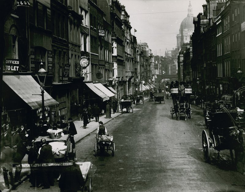 Fleet Street, Londyn autorstwa English Photographer