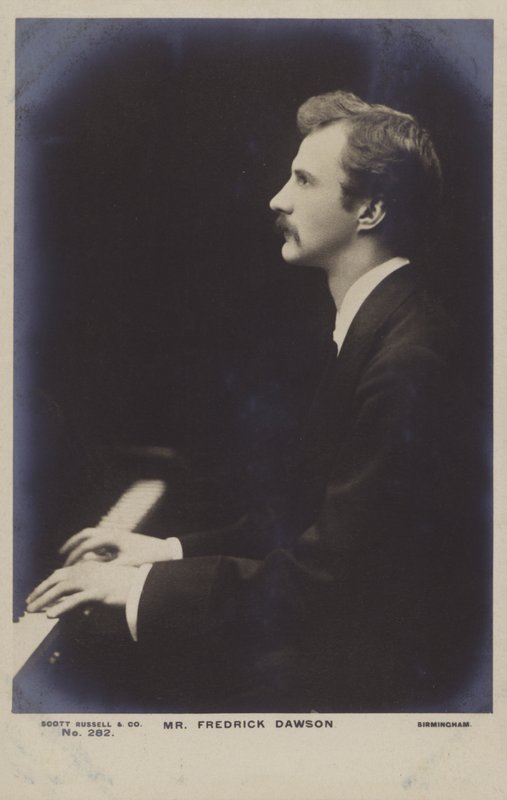 Frederick Dawson, angielski pianista autorstwa English Photographer