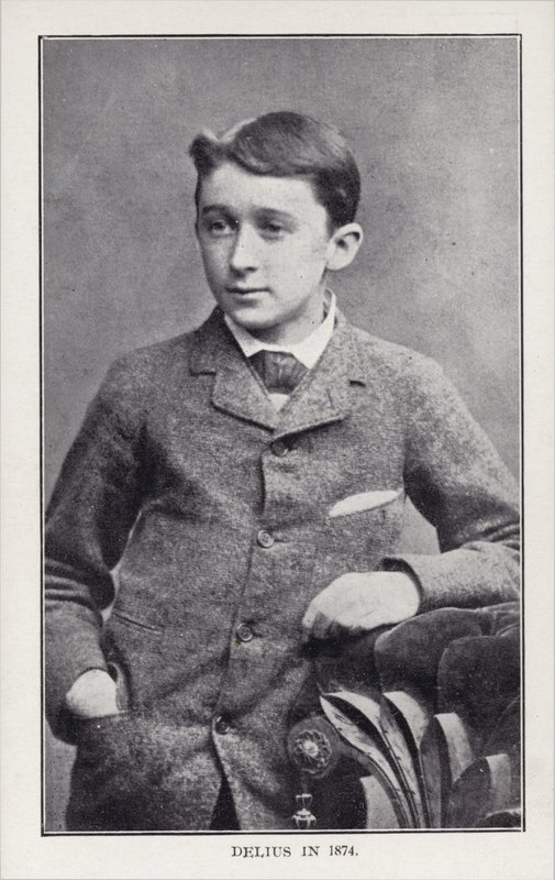 Frederick Delius w 1874 roku autorstwa English Photographer