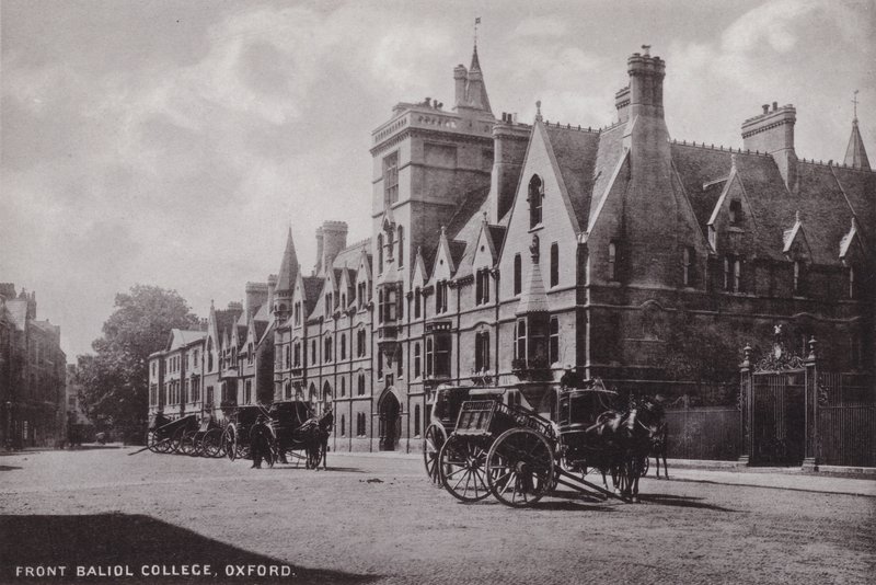 Front Balliol College, Oksford autorstwa English Photographer