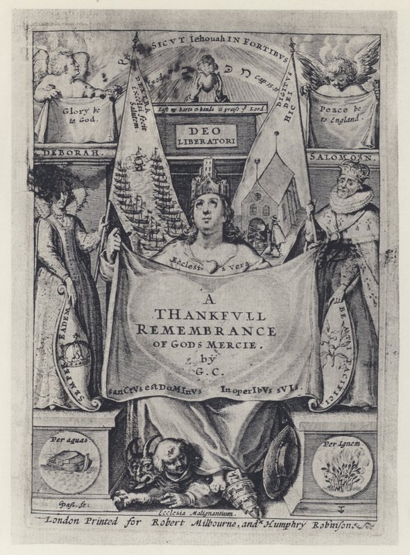 G Carleton, A Thankfull Remembrance, R Mylbourn i H Robinson 1624 (zdjęcie czarno-białe) autorstwa English Photographer
