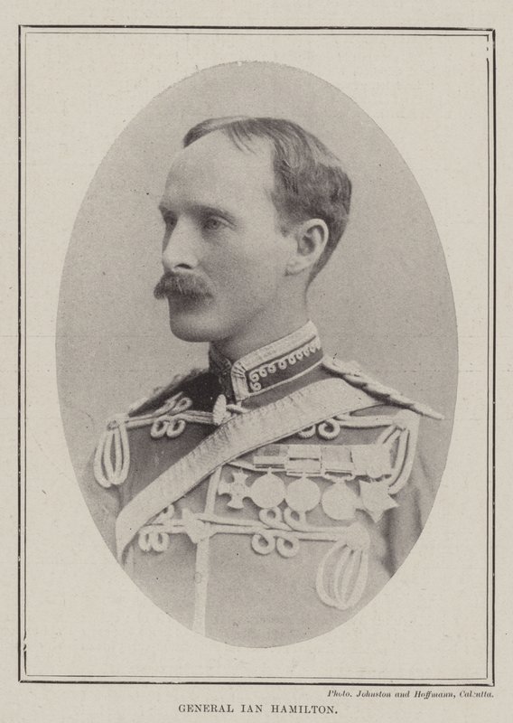 Generał Ian Hamilton autorstwa English Photographer