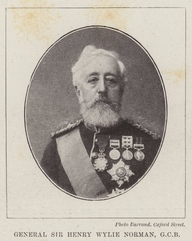 Generał Sir Henry Wylie Norman, GCB autorstwa English Photographer