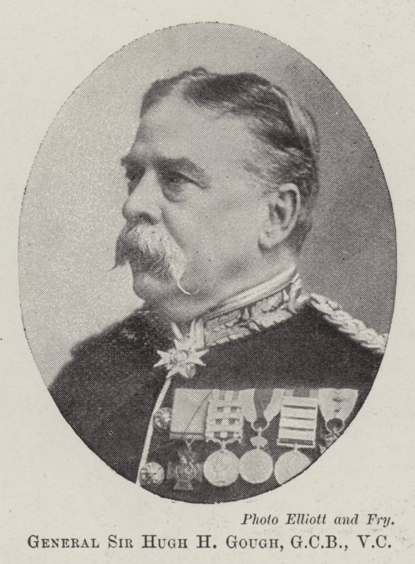 Generał Sir Hugh H Gough, GCB, VC autorstwa English Photographer