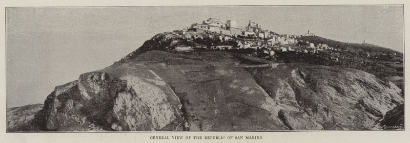 Widok ogólny Republiki San Marino autorstwa English Photographer