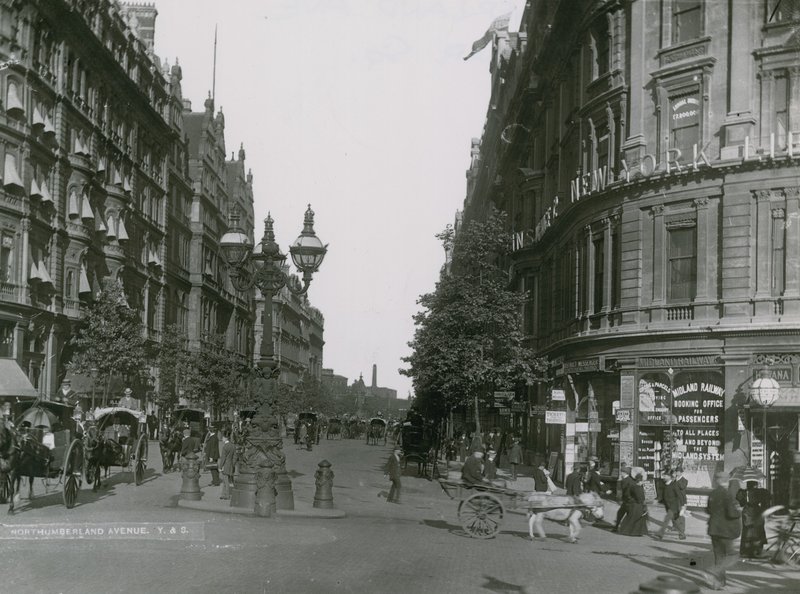 Ogólny widok Northumberland Avenue autorstwa English Photographer