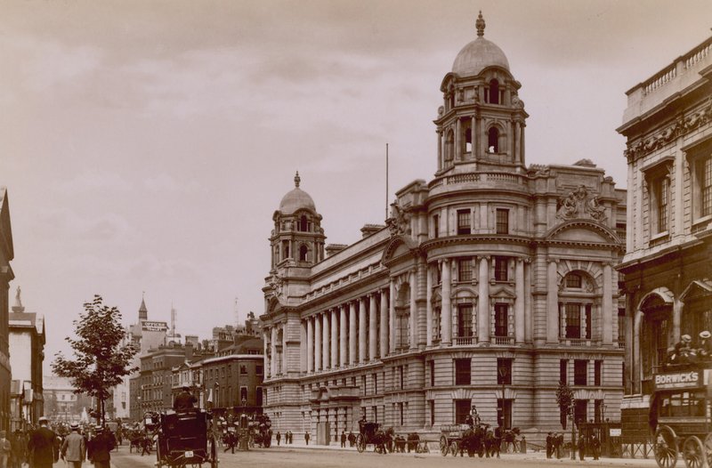 Ogólny widok na Whitehall autorstwa English Photographer