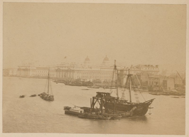 Szpital Greenwich, od Tamizy autorstwa English Photographer