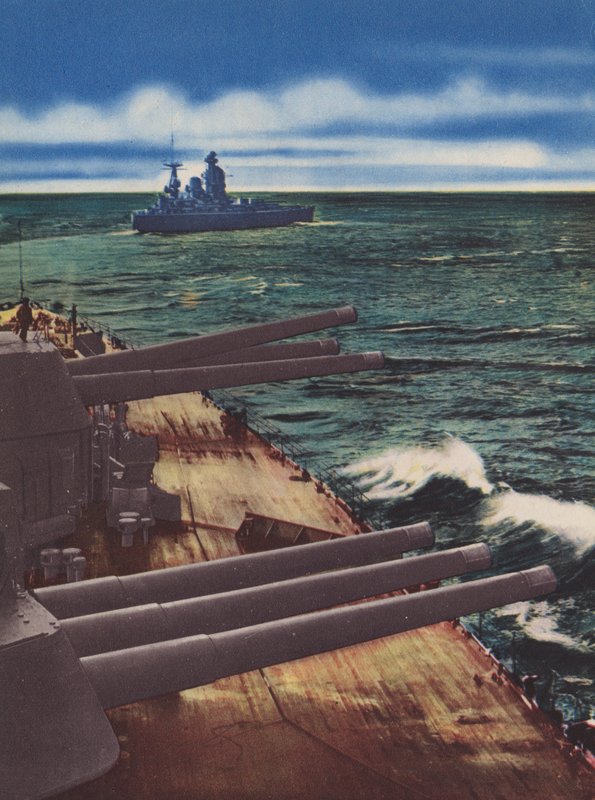 HMS Nelson i HMS Rodney (zdjęcie kolorowe) autorstwa English Photographer