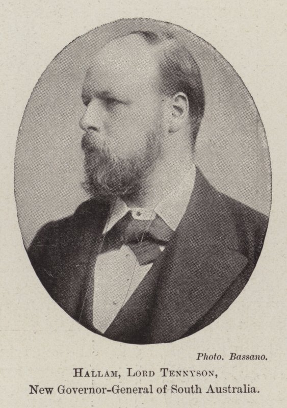 Hallam, Lord Tennyson, Nowy Gubernator Generalny Australii Południowej autorstwa English Photographer