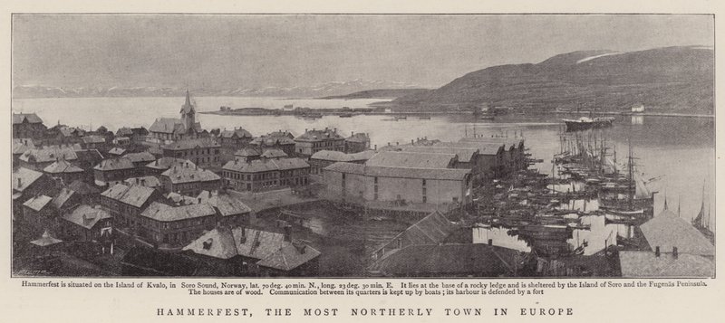 Hammerfest, najbardziej wysunięte na północ miasto w Europie autorstwa English Photographer