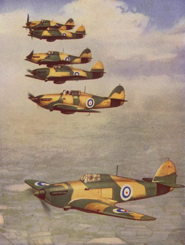 Hawker Hurricane (zdjęcie kolorowe) autorstwa English Photographer