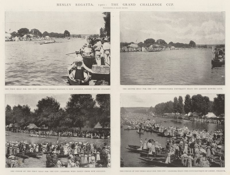 Regaty Henley, 1901, Puchar Grand Challenge autorstwa English Photographer