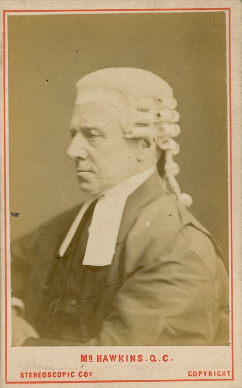 Henry Hawkins QC, 1. baron Brampton autorstwa English Photographer