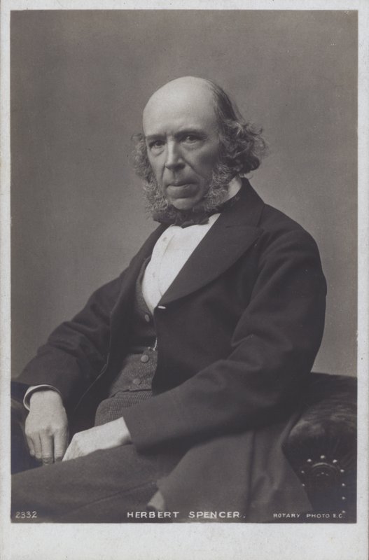 Herbert Spencer (zdjęcie czarno-białe) autorstwa English Photographer