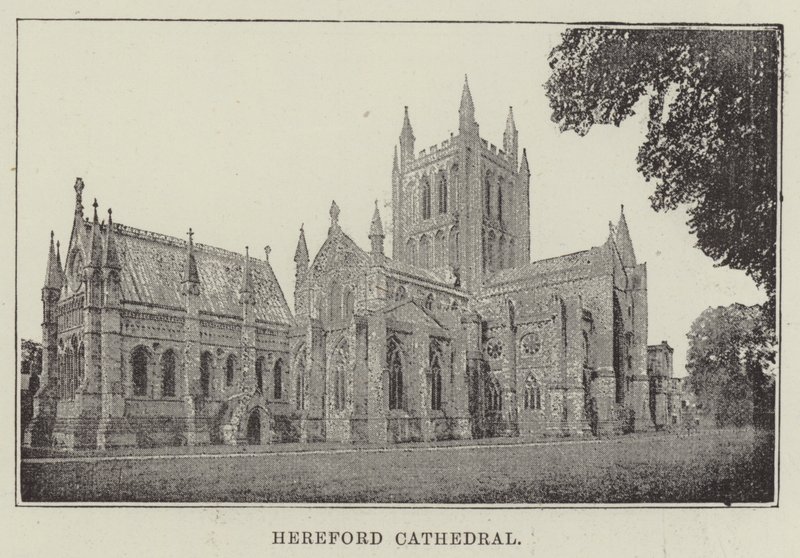 Katedra w Hereford autorstwa English Photographer