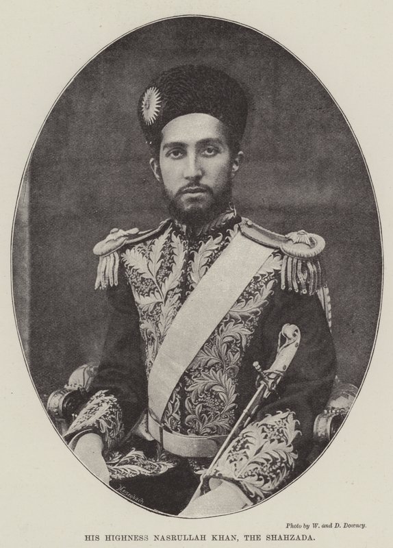 Jego Wysokość Nasrullah Khan, Szahzada autorstwa English Photographer