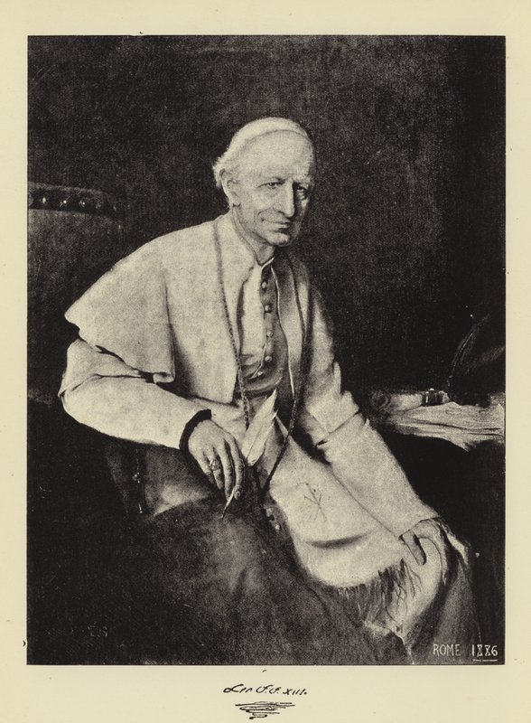 Jego Świątobliwość Papież Leon XIII autorstwa English Photographer