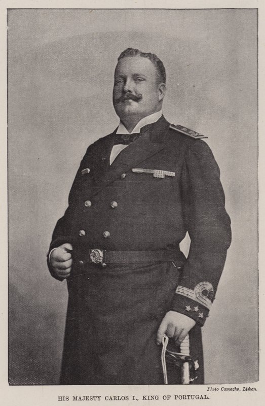 Jego Wysokość Carlos I, Król Portugalii autorstwa English Photographer